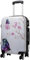Trendyshop365 Bunter Hartschalen Handgepäck-Koffer Motiv Schmetterling Bedruckt - 55 Zentimeter 36 Liter 4 Rollen Butterfly