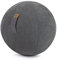 Sitting Ball Sitzball/Gymnastikball ALFA mit Velours-Bezug in anthrazit