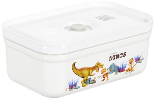 Zwilling Fresh & Save Vacuum Lunchbox Dino Taschen für Lebensmittel und Sandwiches, mehrfarbig, einfarbig