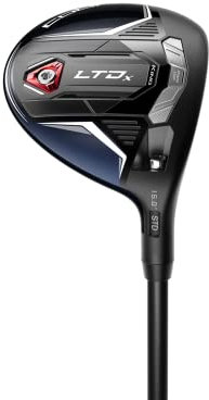 Cobra Golf 2022 LTDX Fairway Gloss Peacoat-Rot (Herren, Linke Hand, Project X Hzrdus Smoke im10 60, Reg Flex, 3W-15)