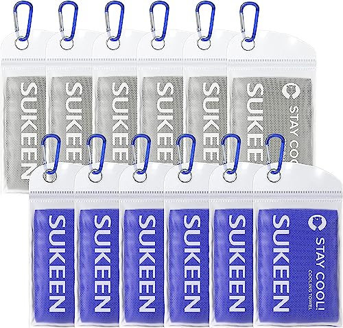 Kühltuch Set, kühlendes Handtuch Kühltücher Hals, Handtuch kühlend, Cooling Towel, Kühltücher Sport, Kühlendes Tuch, Eishandtücher für Wandern, Laufen, Tennis, Reisen,