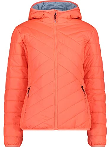 CMP - Woman Jacket Fix Hood, Woman, Red Fluo, 36