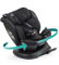 BABYAUTO – Silla de Coche Rodia Plus i-Size (0-12 Años, 40-150 cm, 0-36kg) – A Contramarcha hasta 105 cm – Rotación 360° – ISOFIX – Protección Lateral – Reclinable y Evolutiva – Black Embossed