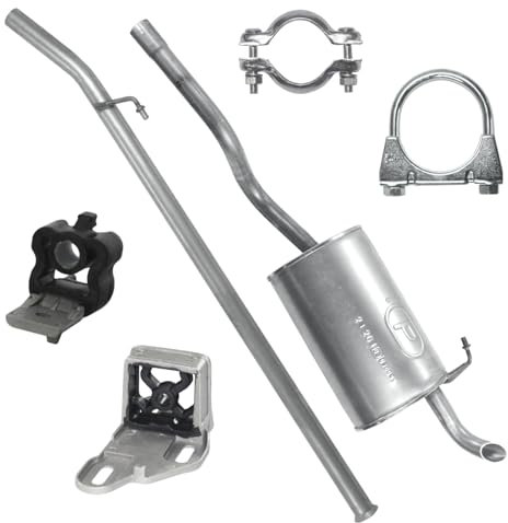 Polmo Schalldämpferset Auspuffanlage Auspuff für Renault Clio 2 II 1998-12/2006 1.2