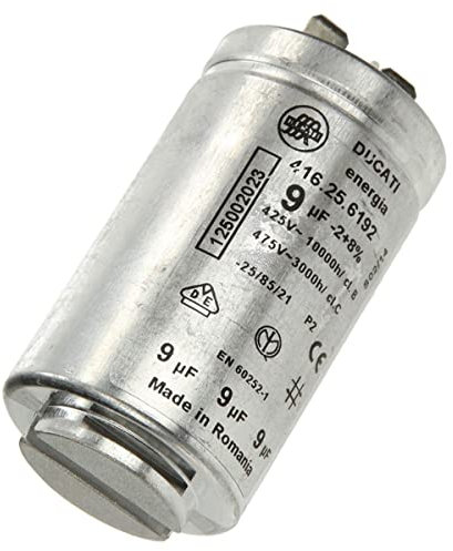 SOS Accessoire Condensatore 9MF per asciugatrice 1250020227 AEG, ALTUS, ARISTON HOTPOINT, ARTHUR MARTIN ELECTROLUX, AYA, BALAY, BEKO, BRANDT, COLDIS,