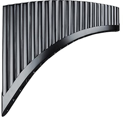 22 Pfeifen Panflöte C-Taste Schwarz Panflöte Holzbläser Musikinstrument Handgemachte Flöte Anfänger Panflöte