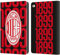 Head Case Designs Licenza Ufficiale AC Milan Schema Grafica Custodia Portafoglio in Pelle Compatibile con Apple iPad Air 2 (2014)
