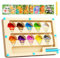 Montessori Spielzeug Magnetspiel Labyrinth, Holzspielzeug Zahlen und Farben Lernspiele, Magnet Spielzeug Kinder Motorikspielzeug Sortierspiel Geschenk für Mädchen Jungen ab 3 Jahren