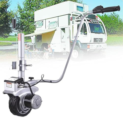 DDZJTPP Rangierhilfe Wohnwagen Elektrischer Motorisierter Anhänger Stützrad Mover Elektrischer Anhänger Wagenheber Minimover Mit Automatischer Bremse Anhänger Stützrad,350WNonfoldable