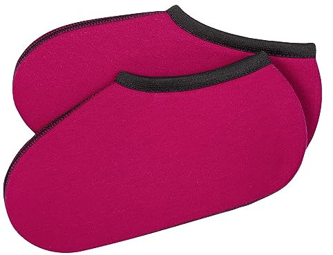 CC Stiefelsocken kuschlig weiche Einziehsocken, Polstersocken, Innenschuh für Gummistiefel, Reitstiefel, Skischuhe, Schlittschuhe, Füßlinge auch als Hausschuh Ersatz, Bordeaux, Gr. 36/37