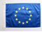 BANDERA NAUTICA de EUROPA 45x30cm - Pabellón de conveniencia UNION EUROPEA - UU.EE 30 x 45 cm anillos - AZ FLAG