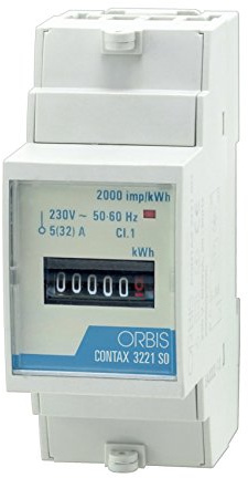 CONTAX 3221 S0. CONTADOR MONOFASICO 2 MODULOS 32 A 230 V
