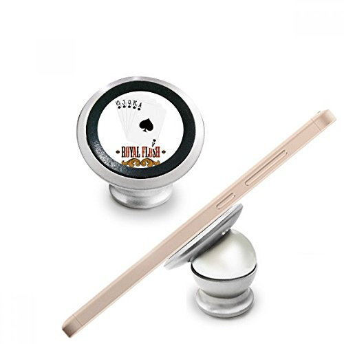 Spaten Royal Flush 10 bis Einer Muster Magnetverschluss Handy Halterung Auto Armaturenbrett Halterung Ständer 360 Grad Drehbar Geschenk