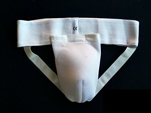 Coquille homme en coton avec coquillage coquille para génitales extractible certificat CE, bianco, Extra Large