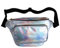 CHIC DIARY Unisex Bunt Glitzer Bauchtasche Hüfttasche Gürteltasche Umhängetaschen für Damen und Herren aus Reflektierender PU Wasserdicht