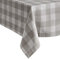 Elrene Farmhouse Living Tischdecke Buffalo kariert, Baumwolle, Grau/Weiß, 60 x 120 (Tablecloth)