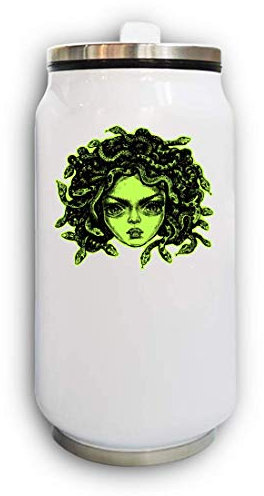 Green Mythical Medusa Greek Gods Thermal Beverage Can Thermos