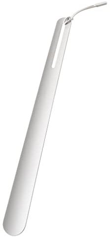 Zone Denmark A-Shoe Horn, Schuhlöffel, Schuhanzieher Lang aus Metall, zum Aufhängen, 45 x 4 cm, Soft Grey (Grau)