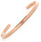 BERGERLIN Infinity Armreif – Unendlichkeit Armband aus Edelstahl in Rose Gold