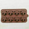 ausuky Silikon-Backform Cannabis-Blatt-Form Schokoladenform DIY Fandont Keks Kuchen Backform Brown 670.5 ml Blattform