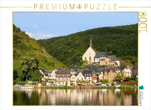 CALVENDO Puzzle Beilstein an der Mosel. Spiegelung im Wasser. | 1000 Teile Lege-Größe 64 x 48 cm Foto-Puzzle für glückliche Stunden