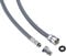 Tuyau de remplacement flexible en nylon tressé de 1,5 m pour robinet de cuisine domestique, évier, lavabo, raccord à une tête G1 / 2, raccord à une tête