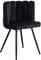 CLIPOP Schminktisch Stuhl, Lesesessel Bequem, Lounge & Cocktailsessel, Muschelsessel Weicher Kleiner Wohnzimmer Sessel mit Metal Leg, Polsterstuhl mit Armlehnen für Schlafzimmer (1, Schwarz)
