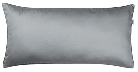 Schöner Wohnen Kollektion Bettwäsche Pure 40x80 grau - Bettwäsche Baumwolle - Bettwäscheset Kopfkissenbezug 2teilig - Kissenbezüge