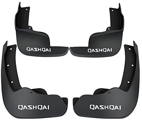 4 Stück Auto Schmutzfänger Vorne Hinten Gummi, für Nissan Qashqai J10 J11 2015-2022 Spritzschutz Kratzfest Karosseriebeschläge Styling Dekoration