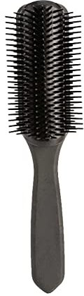 Coupe Fourche Cher Brosse de coiffage classique Brosse à cheveux à 9 rangées Pour le brushing et le coiffage Démêlage Séparation Mise en forme et définition des Brosse En Bois Cheveux (A, One Size)