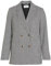 Vila Blazer Ample Vidafny-Noos Long, Noir/Carreaux : Pied-de-Poule W. Blanc, 66 Femme