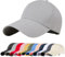 Enwokran Baseballkappe Herren Basecap Damen, Unisex Klassische Sonnenschutz Baumwolle Verstellbar Sport Mütze Atmungsaktiv für Sport Wandern Ausflug (Grau)