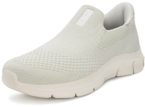 Scarpe da Ginnastica Uomo Scarpe da Corsa su Strada Donna Sportive Palestra Scarpe da Lavoro Mani Libere,2455beige,43 EU