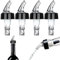 4 beccucci per bottiglie, dosatore da 3 cl, per bottiglie di vino, cocktail, caffetterie, olio