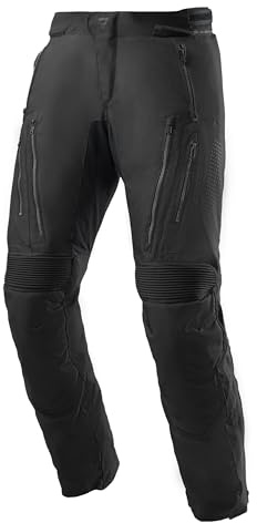 REBELHORN Hiker IV Motorradhose Herren | Textil | Knie und Hüftprotektoren Stufe 2 | HydraShield Membran | Große Belüftungskanäle | 3 Beinlängen | Größen bis 10XL