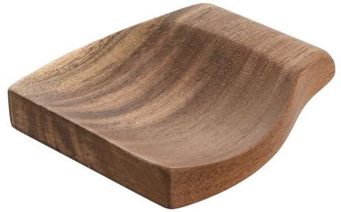 MGE - Reposacucharas de Cocina en Madera de Acacia - Reposa Cucharas Cocina - Soporte Cucharas Cocina - Apoya Cucharas - Descanso para Utensilios - Posa Cucharas Cocina Madera