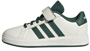 adidas Unisex Kids Grand Court 2.0 Shoes Children, Off White/Collegiate Green/Core Black, 10.5 UK Child
