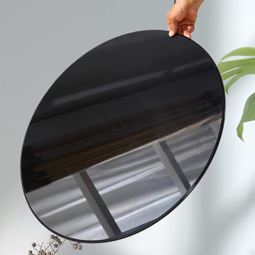 BVDHASDBT Abgeschrägte Glasplatte, Glasplatte, Tischplatte aus gehärtetem Glas, hohe Temperaturbeständigkeit, langlebig und stabil, exquisites und schönes Aussehen (55 cm)