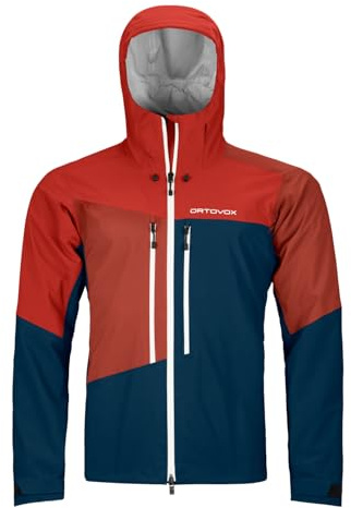 ORTOVOX Unisex Westalpen 3l Jacket M Mantel, blau (deep Ocean), XXL
