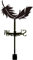 SUPERDANT Girouette de Jardin Exterieur pour Montage sur Toit Girouette en Métal Girouettes pour Décoration de Toit Extérieur Panneaux Décoratifs Noirs pour Ferme Deco Jardin Exterieur