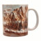 Shopi Zone Taza de cerámica con Paisaje de Montañas - Escena Natural en Relieve