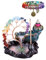 JSDDE Contre - Brûleur d'encens à refoulement avec Chakra Arbre de Vie décoratif Bracelet,Pierres cristallines Porte-encens Encensoir Namaste Yoga méditation et décoration d'intérieur