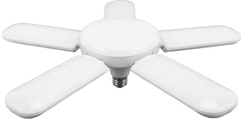 MUNEFE LED Garage Light Bulb, 8000lm Ceiling Lights, Garage Lights Ceiling Led with 5 Adjustable Panels for Garage Attic Workshop