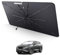 LUWU Parasol Paraguas Coche Compatible con Nissan Qashqai J11 2014-2021 Delantero Parabrisas Parasol Coche Paraguas Plegable Protección UV Qashqai J11 Accesorios