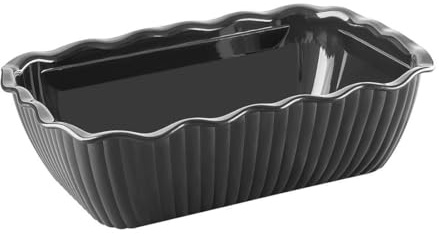Olympia Kristallon SAN Plastic Medium Salad Crock 2Ltr, Black | Holds 67.6fl oz to streamline professional buffet service with a durable design built for busy commercial environments.