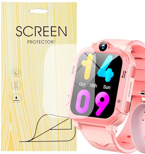 [6 Pedazo Protector] Blando Protector Pantalla Compatible para Smartwatch Blackview Reloj Inteligente Niños 1.83”Z20