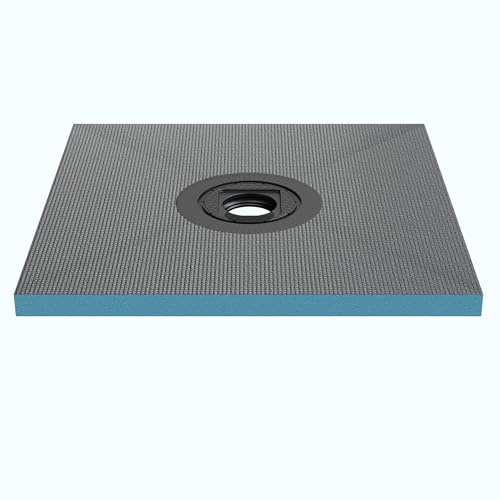 Mai & Mai Duschelement 75x75cm Duschtasse bodeneben Gefälleplatte XPS | Duschboard befliesbar Duschelemente mit rinne, XPS-Duschboard01