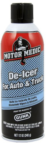 GUNK DE1 Automotive Windshield De-Icer - 12 oz.