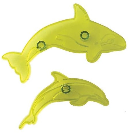 JEM 2 Set DOLPHIN & WHALE SHOW Icing Cutters Cut Out Sugarcraft Cake Decoration, 12 x 3 x 17 cm
