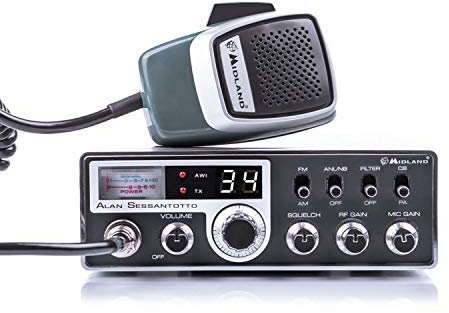 Midland ALAN SESSANTOTTO - Multi Band CB Radio Advanced Multi Band Vehicle Transceiver